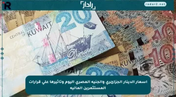 أسعار الدينار الجزائري والجنيه المصري اليوم وتأثيرها على قرارات المستثمرين المالية